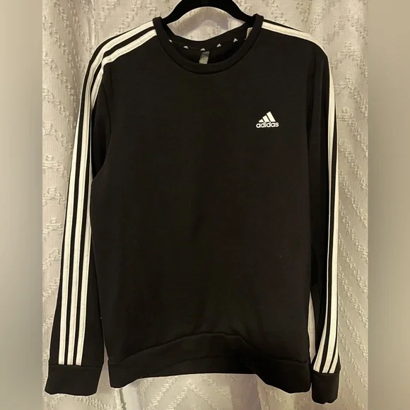ADIDAS Black Pull Over Sweater